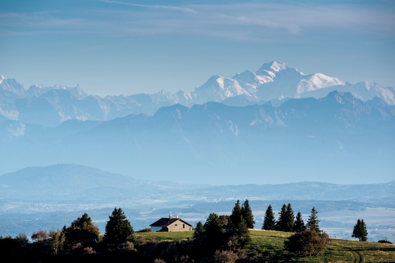 Le Mont Blanc au Creux du Van